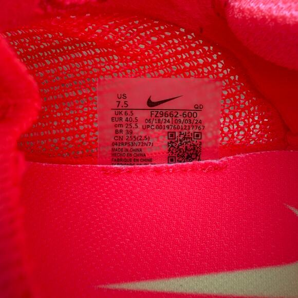 Nike Zoom Superfly Elite 2 Men\'s 7.5 Crimson Lime Track Spikes FZ9662-600 NEW main image 5